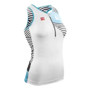TR3 Ultra Tank Top (kadın) - Ironman 2017 (beyaz) | Compressport