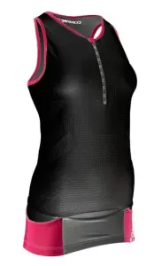 TR3 Tank Top W Kolsuz Strech T-Shirt Kadın Siyah  |Compressport