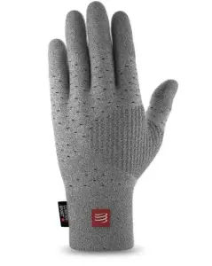 Koşu / Spor Eldiveni | Compressport Gri / Mavi - L/XL