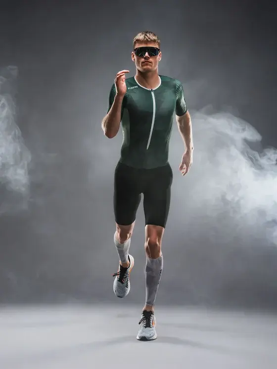 Tempo! One Suit Triatlon Trisuit Unisex |Fusion Yeşil - S(mall)