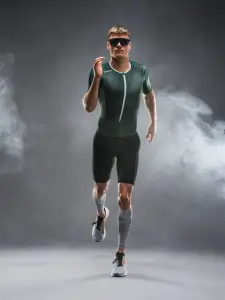 Tempo! One Suit Triatlon Trisuit Unisex |Fusion Yeşil - L(arge)