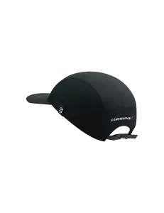 5 Panel Koşu Kepi - Siyah |Compressport
