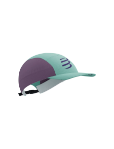 5 Panel Koşu Kepi - Mavi/Üzüm |Compressport