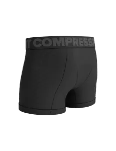 Dikişsiz Sporcu Boxer - Siyah |Compressport