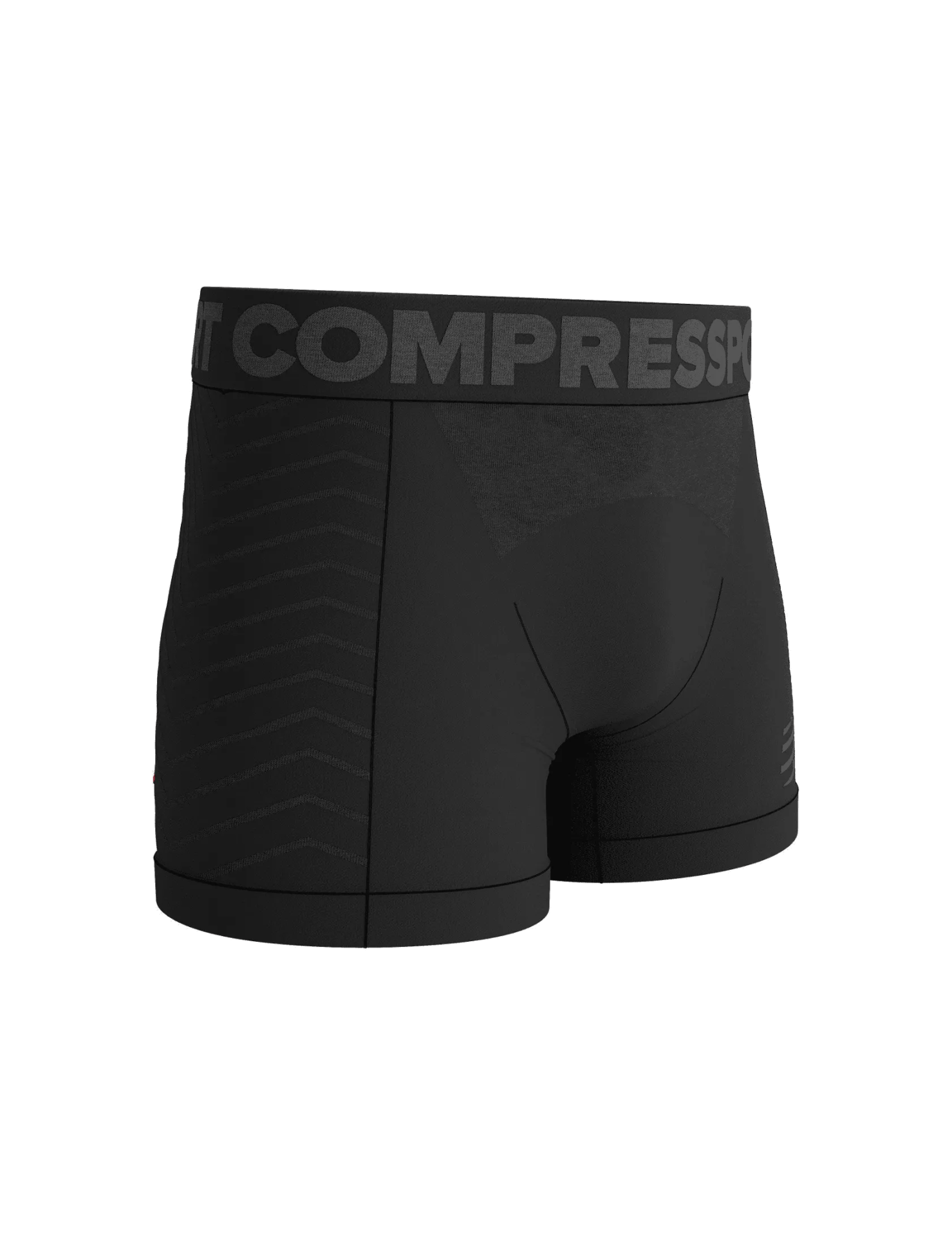 Dikişsiz Sporcu Boxer - Siyah |Compressport