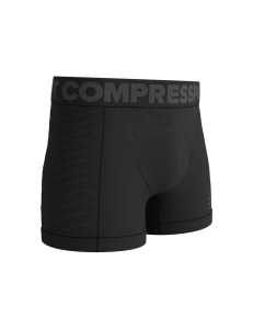 Dikişsiz Sporcu Boxer - Siyah |Compressport