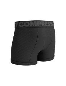 Dikişsiz Sporcu Boxer - Siyah |Compressport