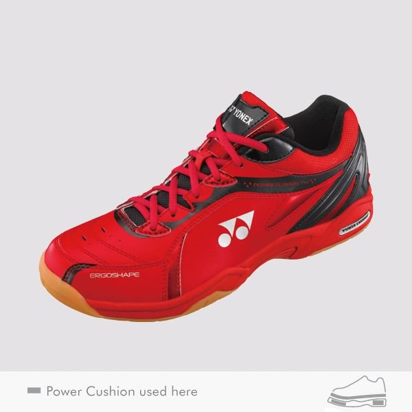 Yonex Badminton kırmızı siyah ayakkabı SHB-74 45