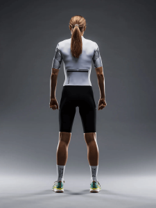 Tempo! Two Suit Triatlon Trisuit Unisex - Siyah/Beyaz |Fusion