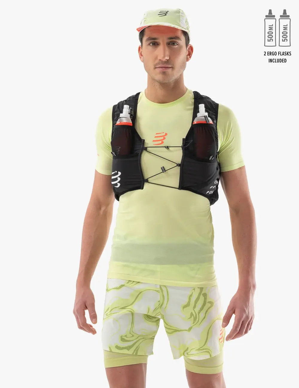 Ultrun Evo 10 Pack - Ultra Maraton Çantası |Compressport M(edium) - Siyah