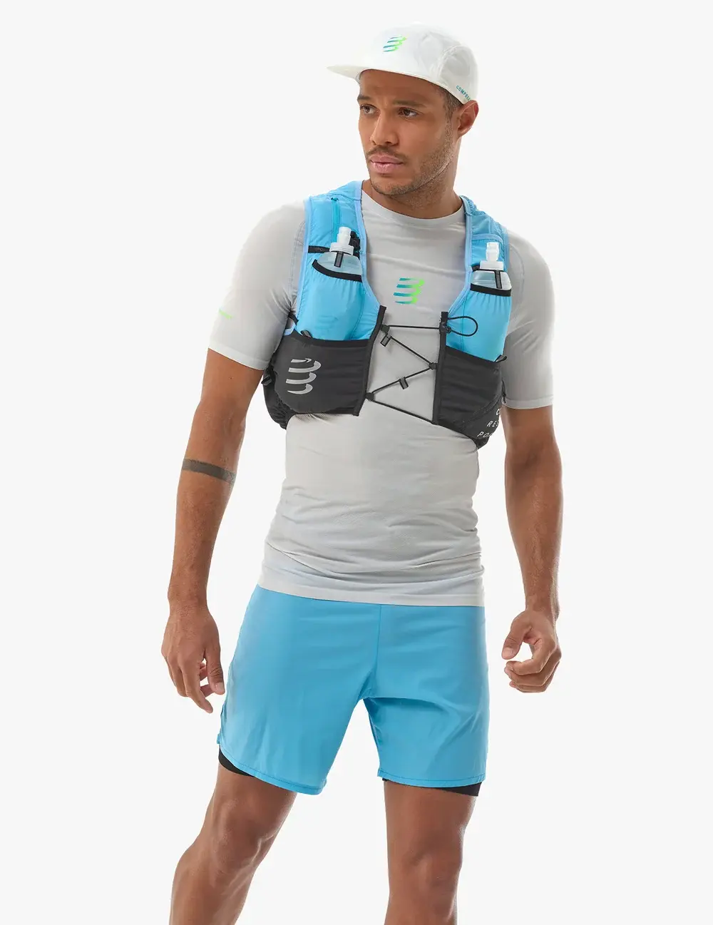Ultrun Evo 10 Pack - Ultra Maraton Çantası |Compressport M(edium) - Mavi