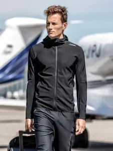 Recharge Fermuarlı Hoodie  - Siyah |Fusion S(mall)