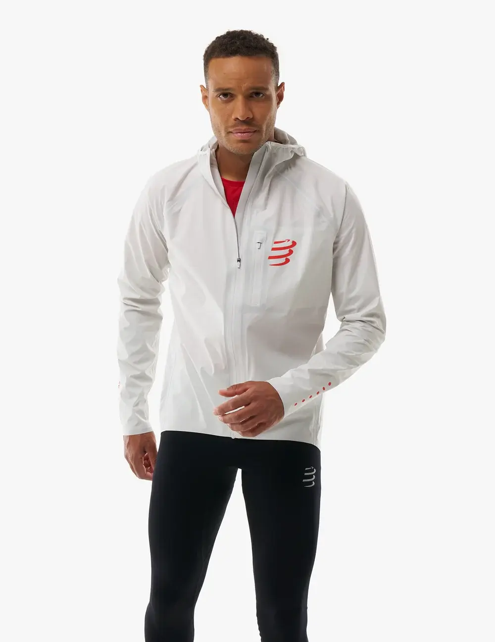 Thunderstorm Waterproof  30/30 - Su Geçirmez Yağmurluk | Compressport L(arge) - Gri