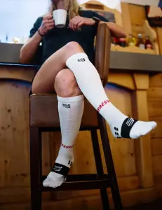 Full Sock Recovery 2.0 - Kompresyon Rejenerasyon Çorabı |Compressport 3M - Siyah