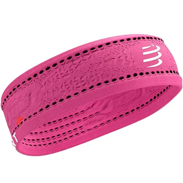 Headband İnce Bandana | Compressport Floresan Pembe