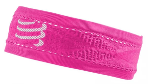 Headband İnce Bandana | Compressport Floresan Pembe