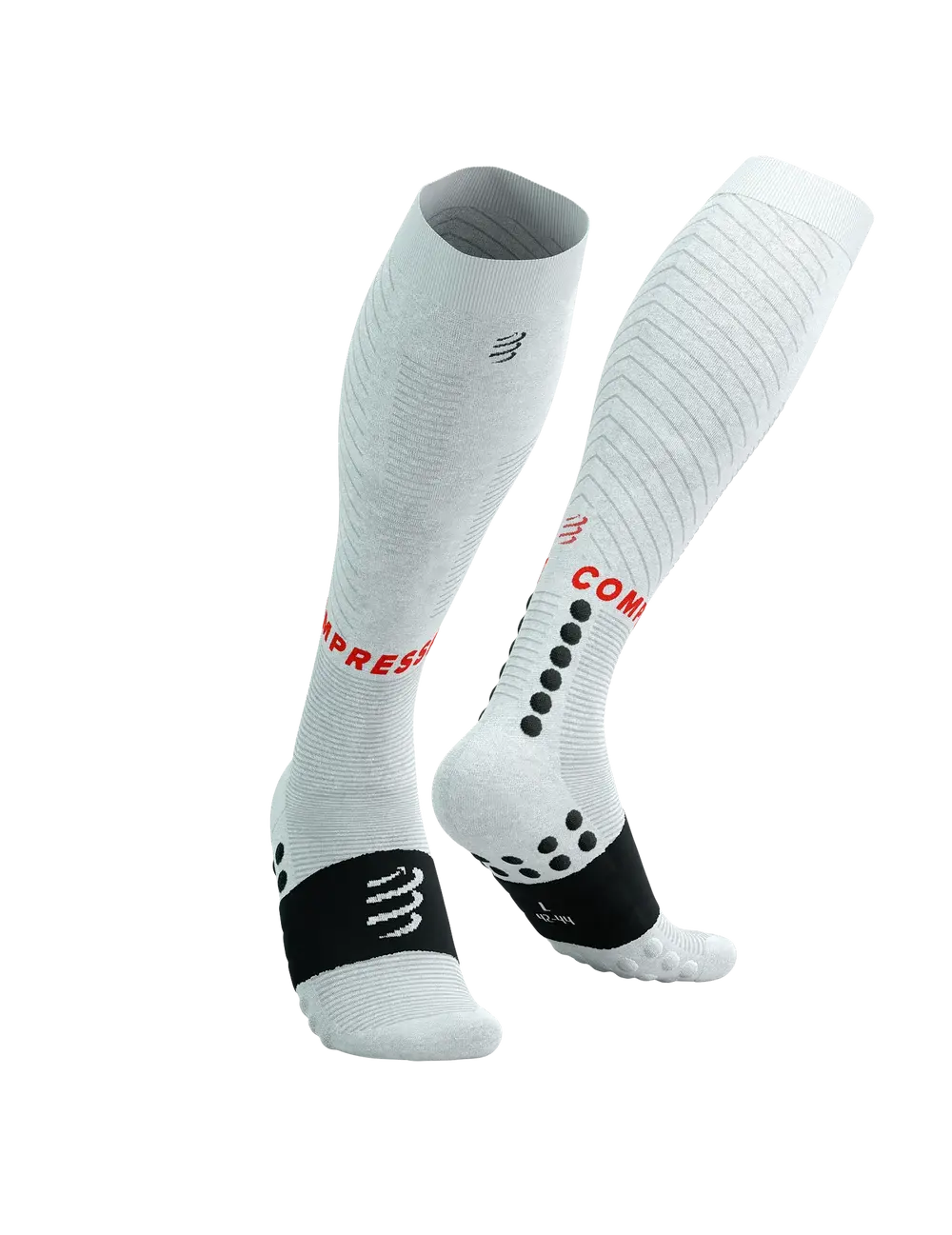 Full Sock Recovery 2.0 - Kompresyon Rejenerasyon Çorabı |Compressport Beyaz - 3L