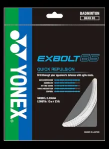 Exbolt 65  10m Badminton Kordajı - Beyaz | Yonex