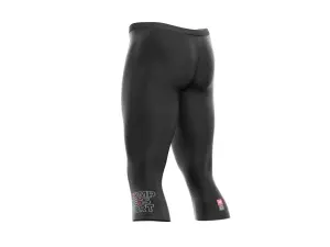 Running Under Control Short 3/4, Siyah | Compressport