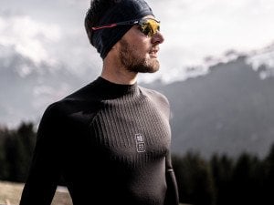 3D Termal Uzun Kollu İçlik (Siyah ve Beyaz) | Compressport