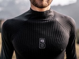 3D Termal Uzun Koollu İçlik (Siyah ve Beyaz) | Compressport