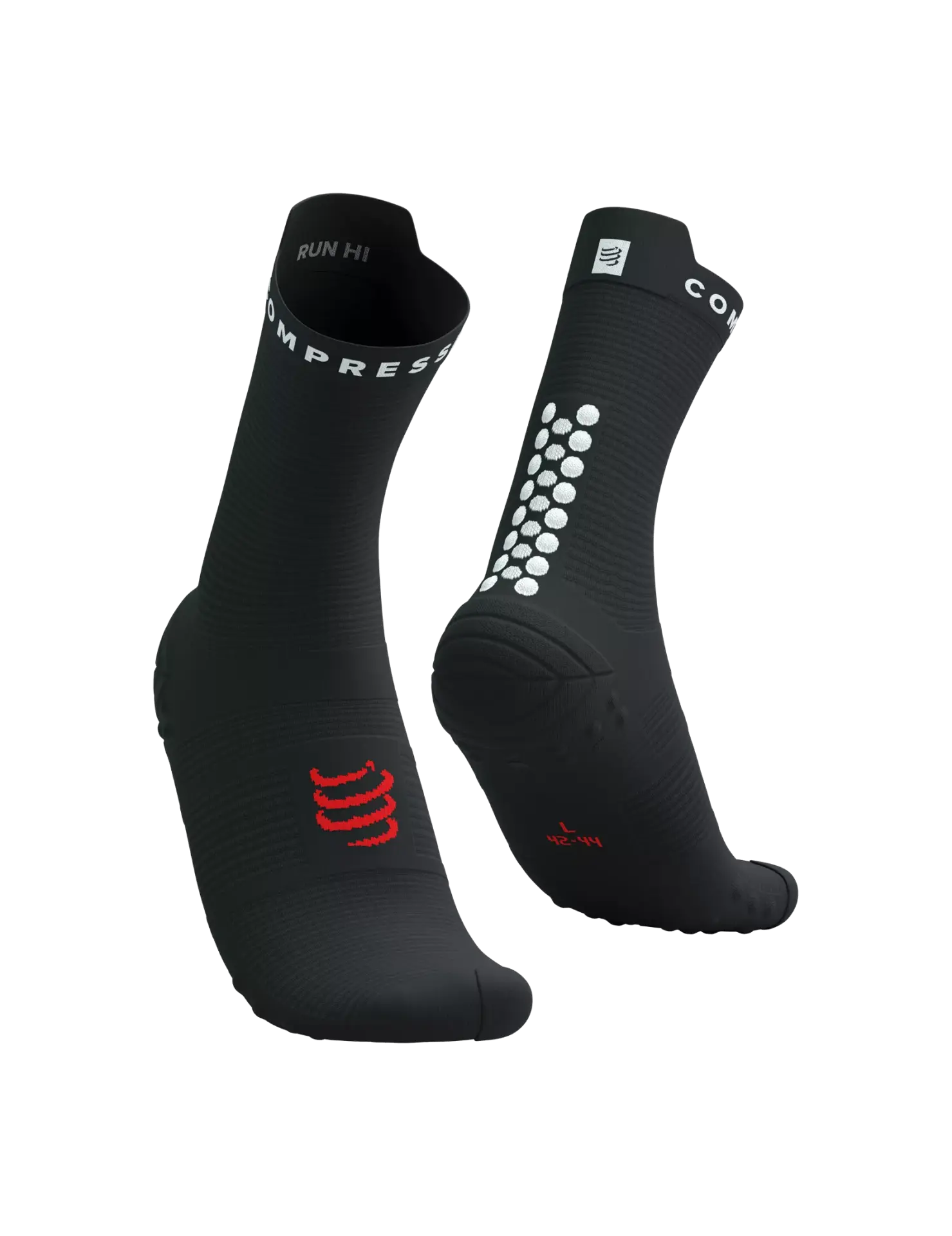 Pro Racing Socks V4.0 - Run High - Performans Çorabı - Koşu Çorabı | Compressport Siyah - T2