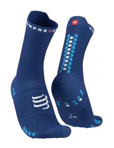 Pro Racing Socks V4.0 - Run High - Performans Çorabı - Koşu Çorabı | Compressport Lacivert - T3