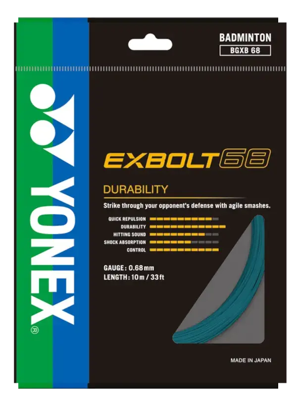 Exbolt 68 10m Badminton Kordajı - Turkuaz | Yonex