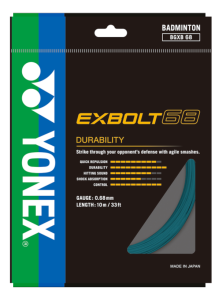 Exbolt 68 10m Badminton Kordajı - Turkuaz | Yonex