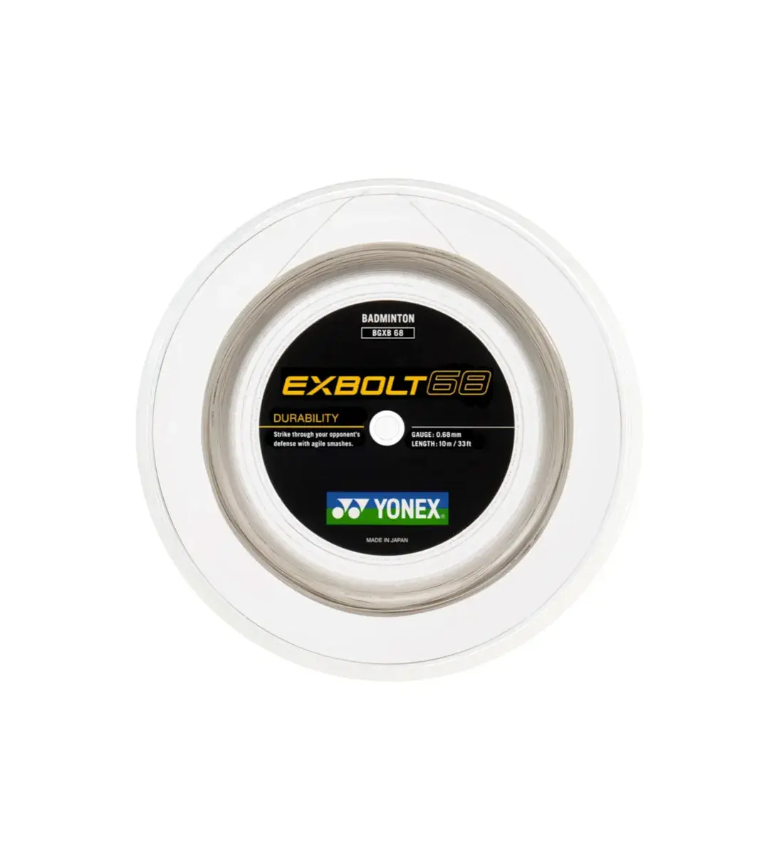 Exbolt 68 200m Badminton Kordajı - Beyaz | Yonex