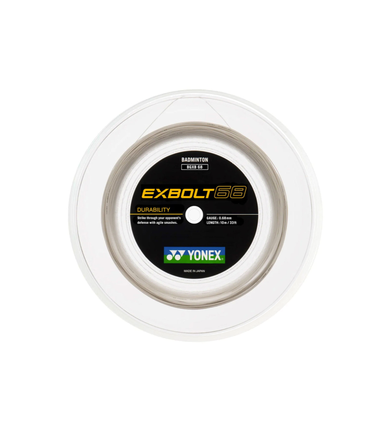 Exbolt 68 200m Badminton Kordajı - Beyaz | Yonex