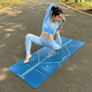 Liforme Cosmic Moon Yoga Mat - Mavi - Orjinal - 4.2 mm - (çantası ile beraber)