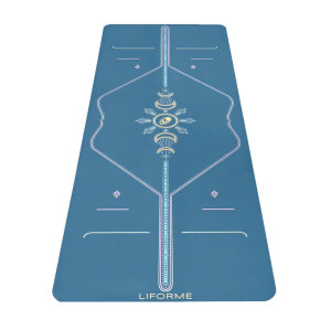 Liforme Cosmic Moon Yoga Mat - Mavi - Orjinal - 4.2 mm - (çantası ile beraber)