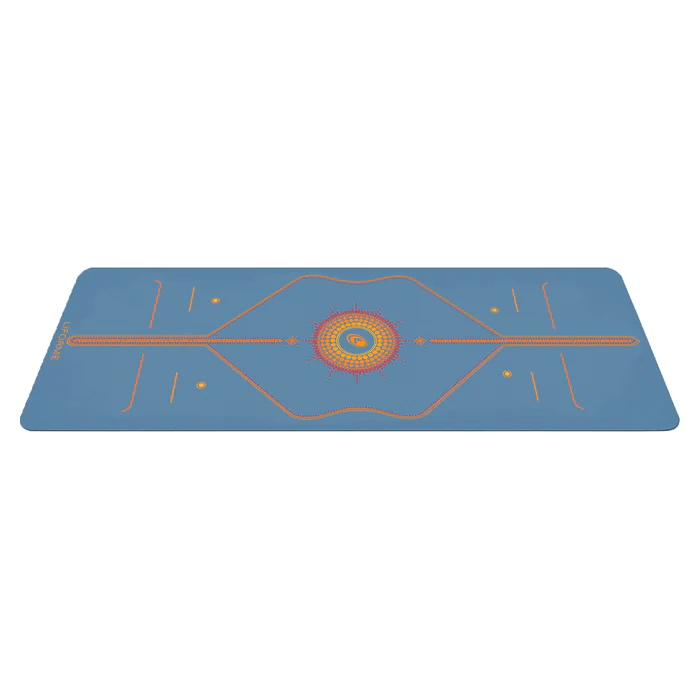 Liforme Radiant Sun Yoga Mat - Mavi - Orjinal - 4.2 mm - (çantası ile beraber)