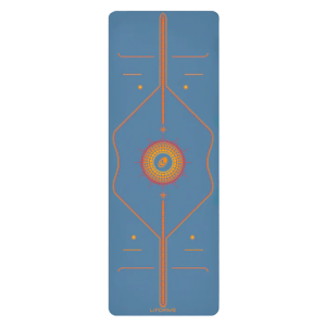 Liforme Radiant Sun Yoga Mat - Mavi - Orjinal - 4.2 mm - (çantası ile beraber)