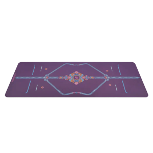 Liforme Mindful Garden Yoga Mat - Mor - Orjinal - 4.2 mm - (çantası ile beraber)