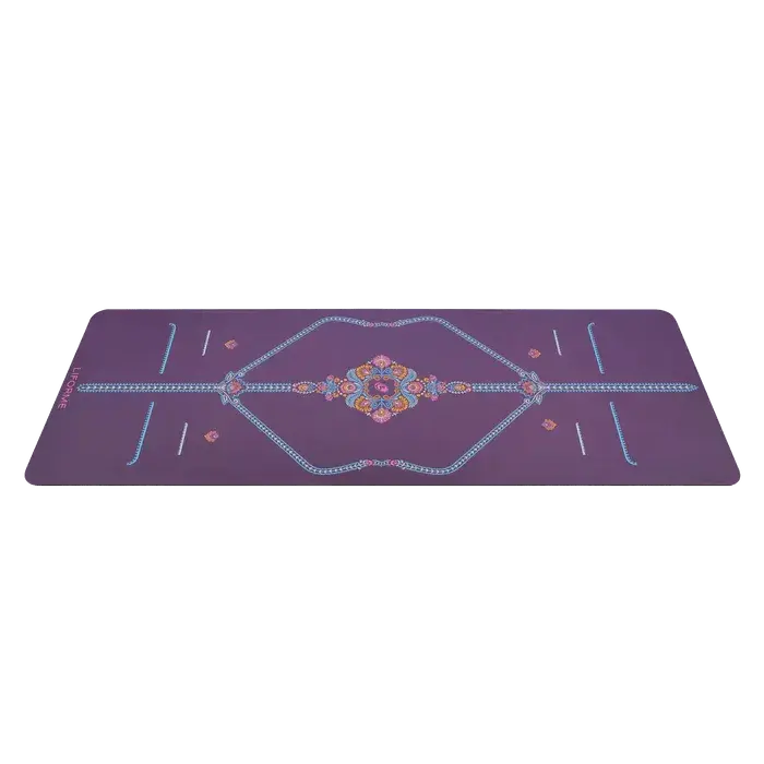 Liforme Mindful Garden Yoga Mat - Mor - Orjinal - 4.2 mm - (çantası ile beraber)