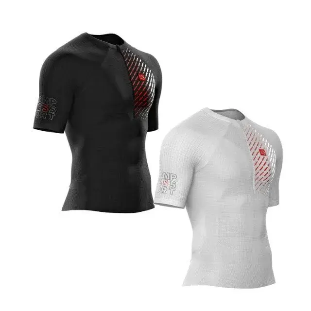 Patika Koşu - Trail Running Postural Kısa kollu üst | Compressport Beyaz - M(edium)