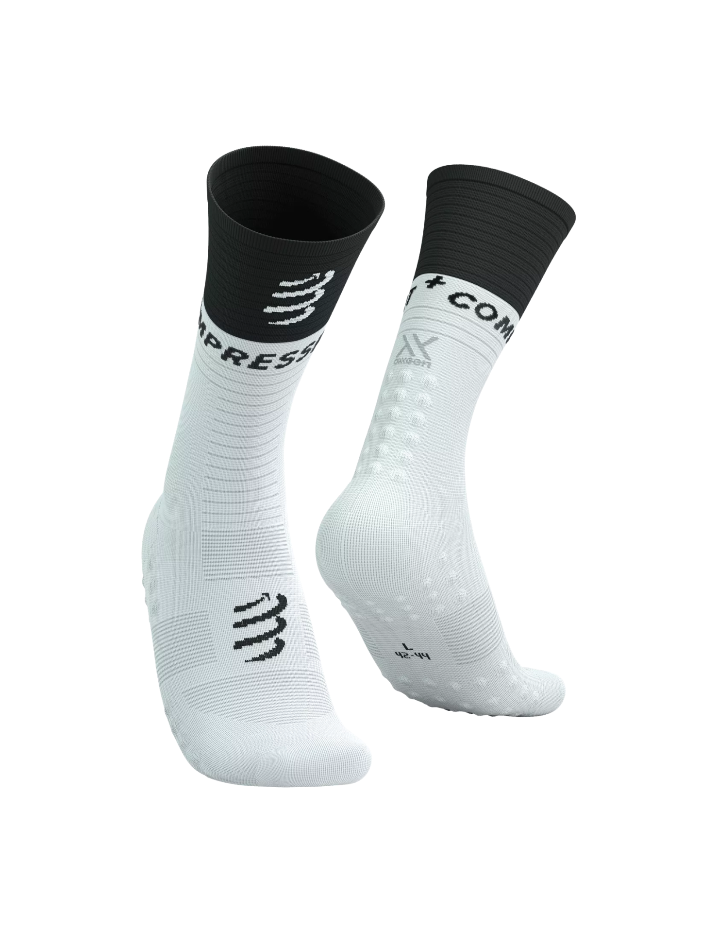 Mid Compression Socks V.2  - Performans Çorabı  | Compressport Beyaz - T4