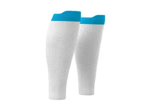R2 Oxygen Calf Sleeve - Kompresyonlu Baldır Çorabı | Compressport Beyaz - T1