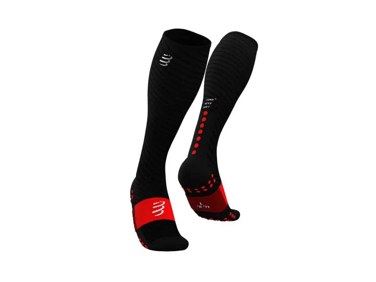 Compressport Full Sock Recovery - Kompresyon Rejenerasyon Çorabı |Compressport 4M - Siyah