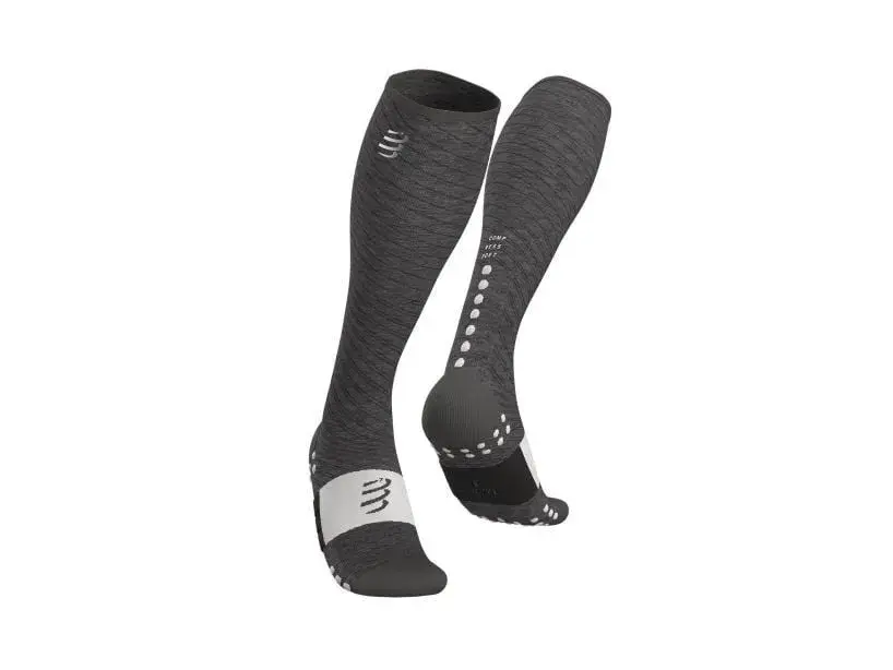 Compressport Full Sock Recovery - Kompresyon Rejenerasyon Çorabı |Compressport 4M - Gri