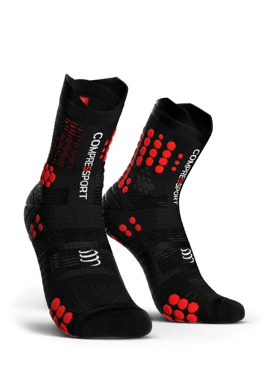 Pro Racing Socks V3.0 - Trail Run High - Performans Çorabı - Trail - Patika Koşu Çorabı | Compressport T2 - Koyu Yeşil