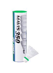 Tüy Top Mavis 350 Naylon 6'lı Beyaz - Yeşil Bant | Yonex