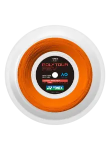 PolyTour Rev 125 Monofilament 200m Tenis Kordajı - Turuncu |Yonex