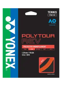 PolyTour Rev 125 Monofilament  12m Tenis Kordajı - Turuncu |Yonex