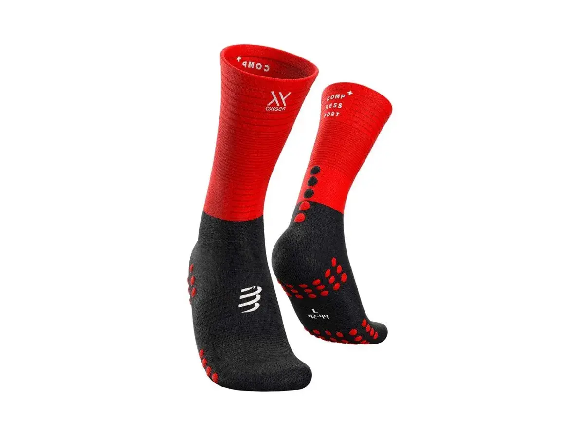 Mid CompressionSocks  - Performans Çorabı  | Compressport T1 - Mavi