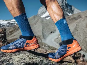 Mid CompressionSocks  - Performans Çorabı  | Compressport T1 - Mavi