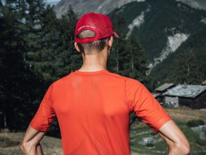 Trail Running - Patika Koşu Postural Yarım Fermuar Kısa Kollu Üst -Kırmızı | Compressport