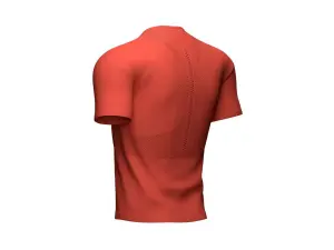 Trail Running - Patika Koşu Postural Yarım Fermuar Kısa Kollu Üst -Kırmızı | Compressport XL(arge)